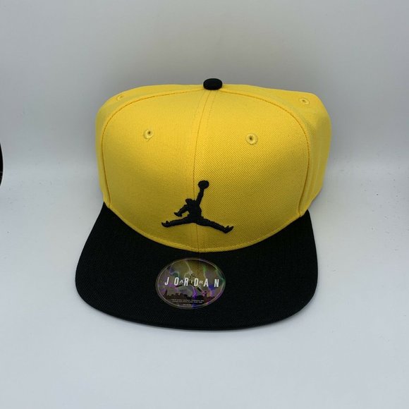 Jordan Accessories Air Jordan Yellow Gold Jumpman Hat Snapback Cap